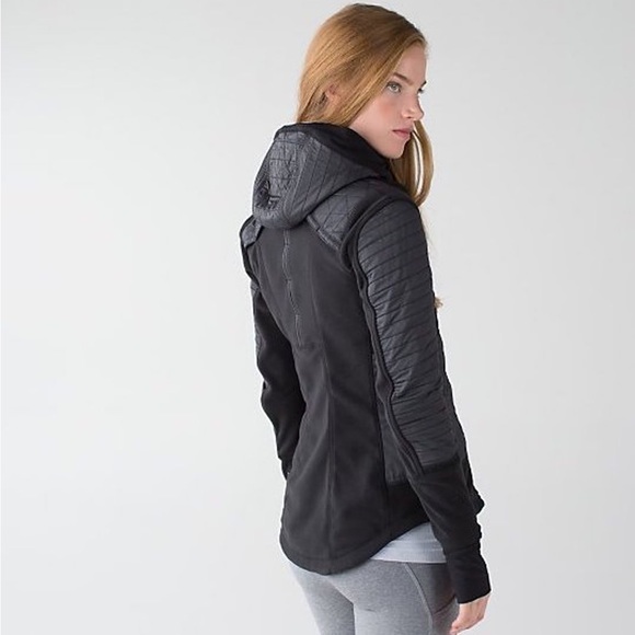 Lululemon Fleecy Keen Jacket Black Size 4 - Picture 3 of 11
